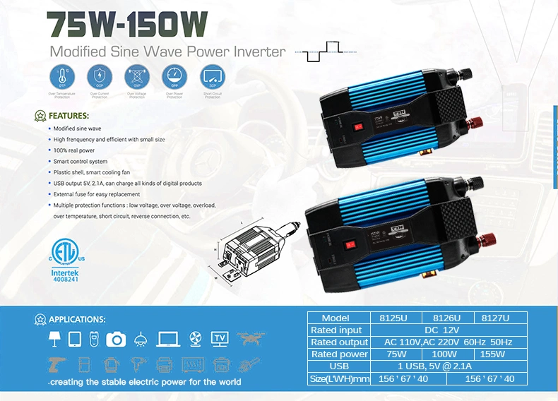 Ttn 300W Modified Sine Wave Power Inverter