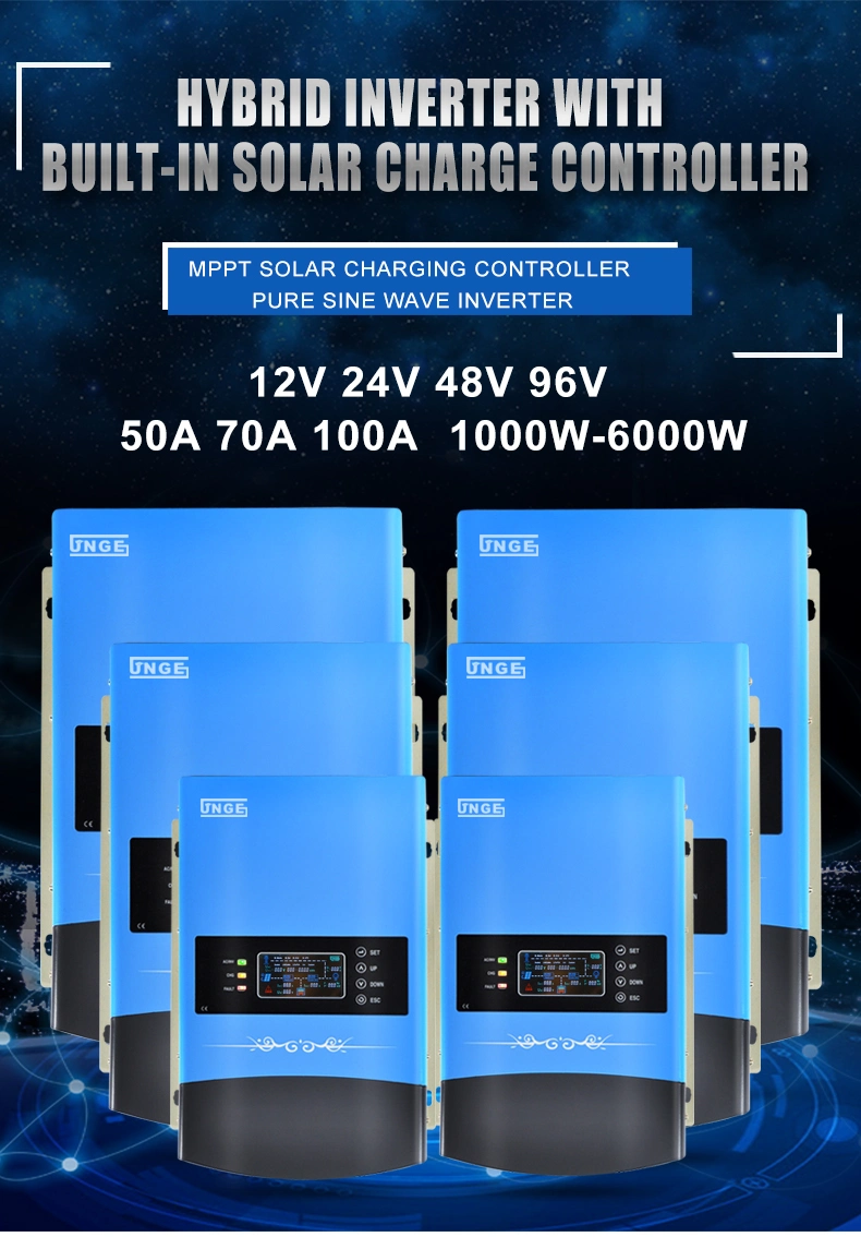 1.5KW 2KW Off Grid Hybrid Solar Inverter 24V Low Frequency Solar Inverter