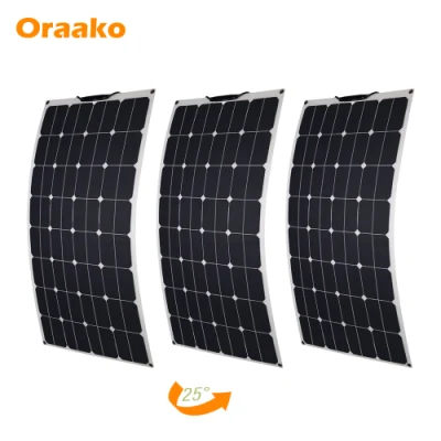 Oraako 100 W 200 W 300 W 500 W Painéis solares de alta potência CIGS flexíveis Painéis solares flexíveis para vans portáteis leves