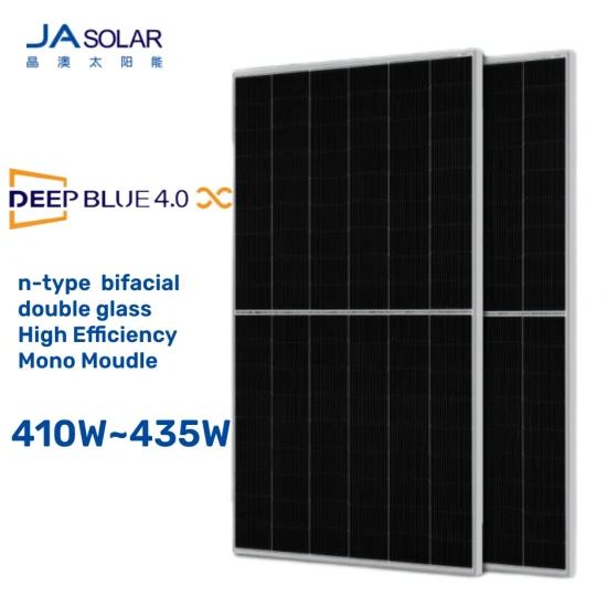Alta eficiência Ja Solar Tipo N Vidro duplo bifacial 16bb 410W 415W 420W 425W 430W 435W Painel solar