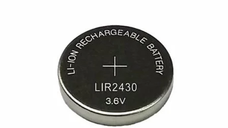 Preço do fabricante Fornecimento Lir2032 Cr2032 Bateria de íon de lítio Baterias recarregáveis ​​de íon de lítio 3,6V 25mAh Célula de botão para uso em dispositivos GPS