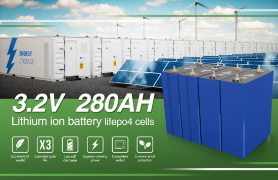 Baterias de íon de lítio 3.2V 280ah 302ah 310ah 320ah Bateria de armazenamento de energia 12V 24V 48V LiFePO4 bateria com barramento
