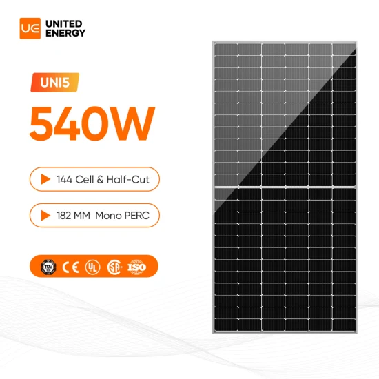 Painel solar monocristalino perc bifacial de meia célula 48 volts 450 W 500 W 540 W 545 W 535 W 550 W BIPV painel solar