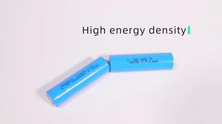 Célula de bateria de íon de lítio cilíndrica 18650 3,7 V 2000 mAh 2200 mAh 2600 mAh 3000 mAh